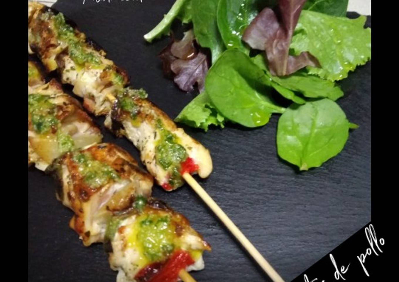 Brochetas de pollo