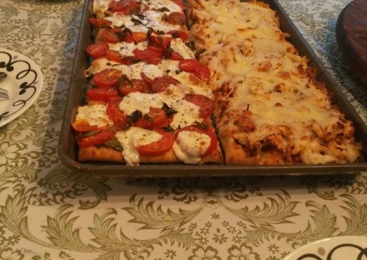 Barbecue and Caprese ???xyź1 bread