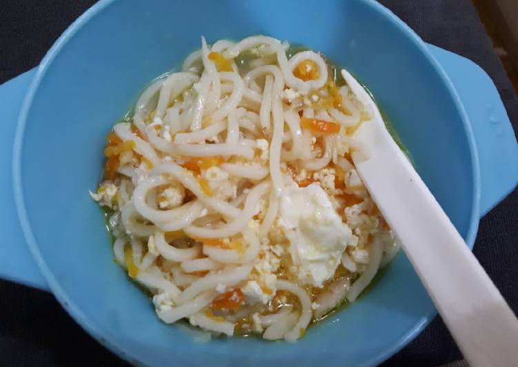 Mie rebus gurame wortel (Mpasi 18bulan +)