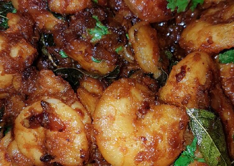 Simple Way to Prepare Favorite PRAWNS FRY (andhra style)