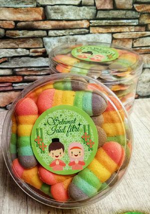 Foto resep Lidah kucing rainbow