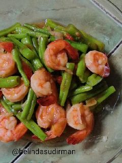 Foto resep Udang Buncis Saus Tiram