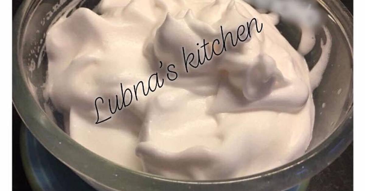 Aquafaba To Make Cream For Vegans And Vegetarian Recipe By Lubna S Kitchen Cookpad