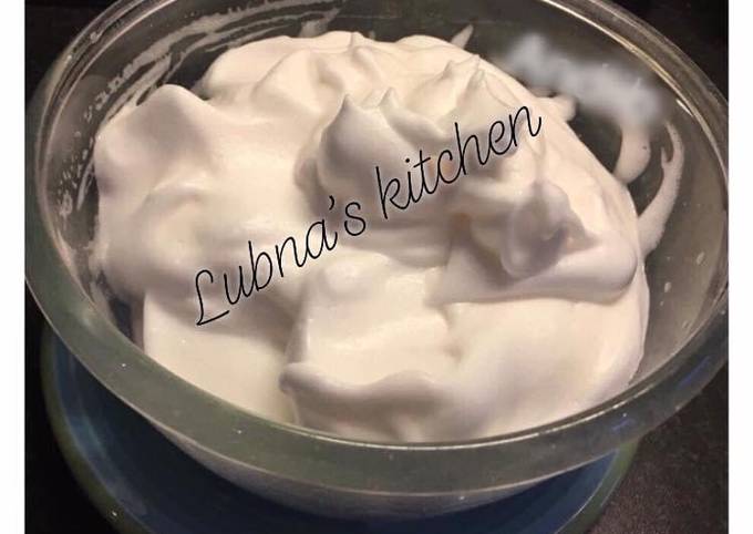 aquafaba to make cream for vegans and vegetarian recipe main photo