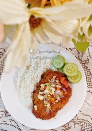 Foto resep Chicken katsu sambal matah by Califtyo - Abdillah Fam's kitchen