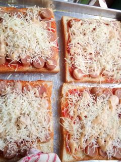 Foto resep Pizza roti tawar ala mama Jess