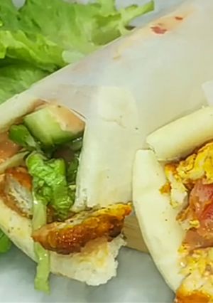 A picture of Chicken Grilled Shawarma.