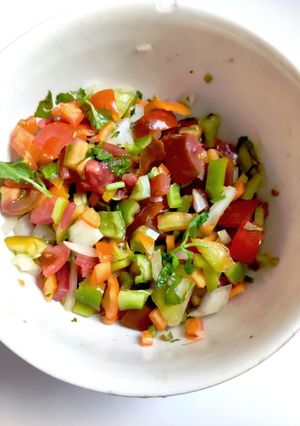 Una foto de Pico de gallo