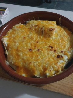 Una foto de Canelones de merluza