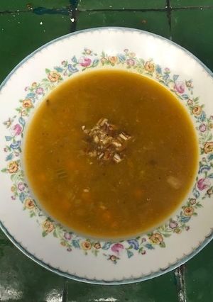 Una foto de Sopa de Nuez