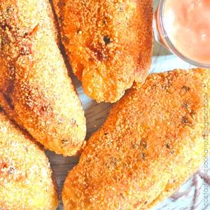 Croquetas de arroz rellenas de atún, sin gluten y súper económicas!!