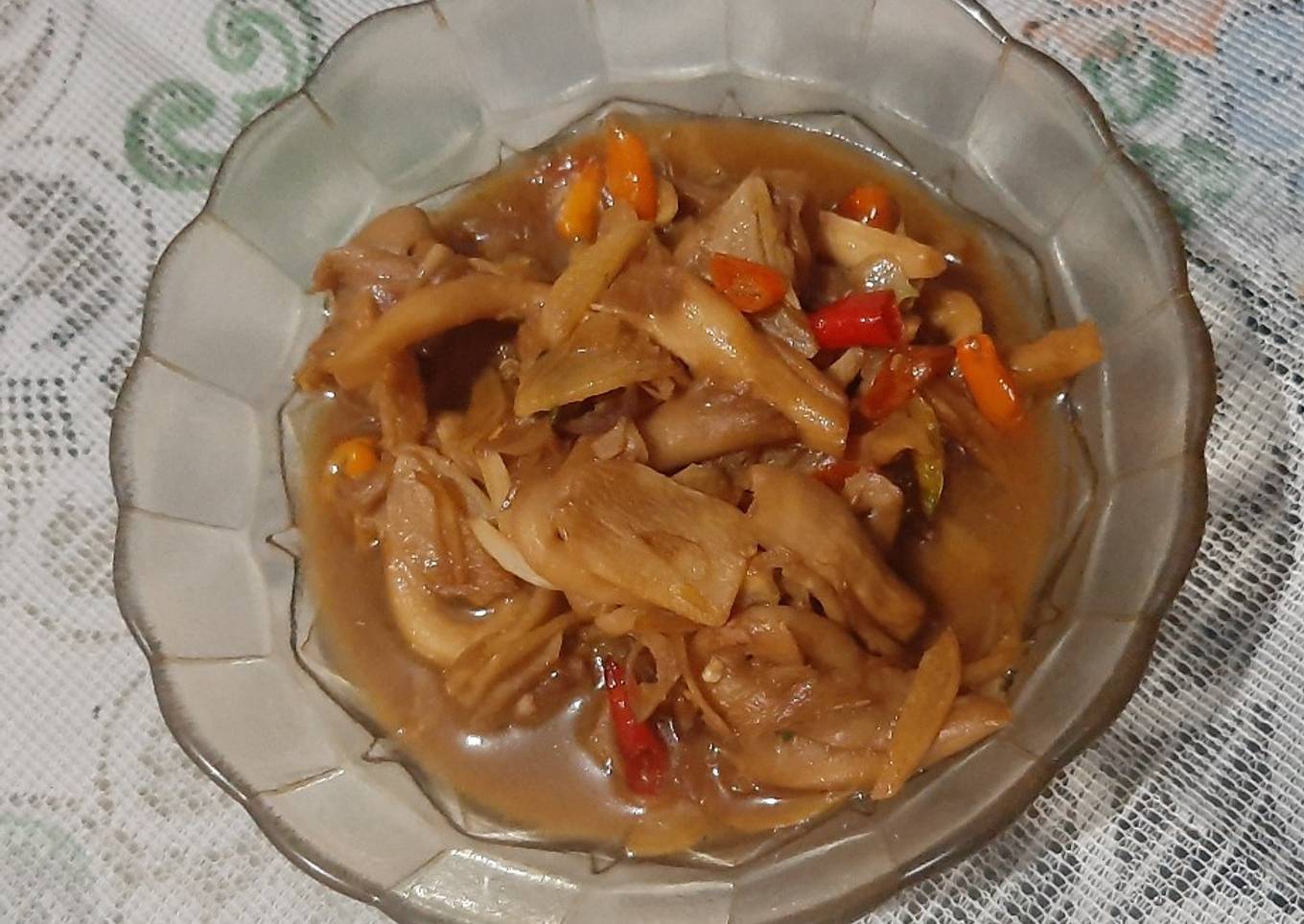 Tumis Jamur kecap simple
