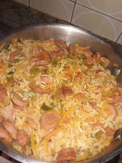 Una foto de Arroz ahumado