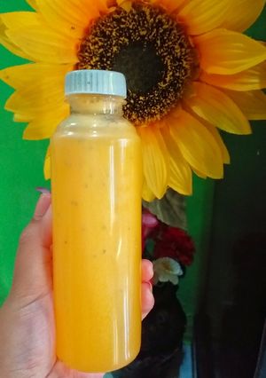 Foto resep Jus jeruk peras,madu, apel chiaseed