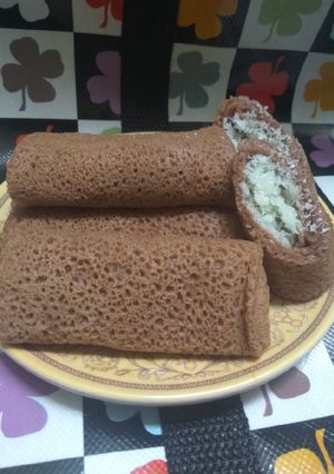 Foto resep Dadar di gulung Unti kelapa