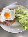 Fried croque madame