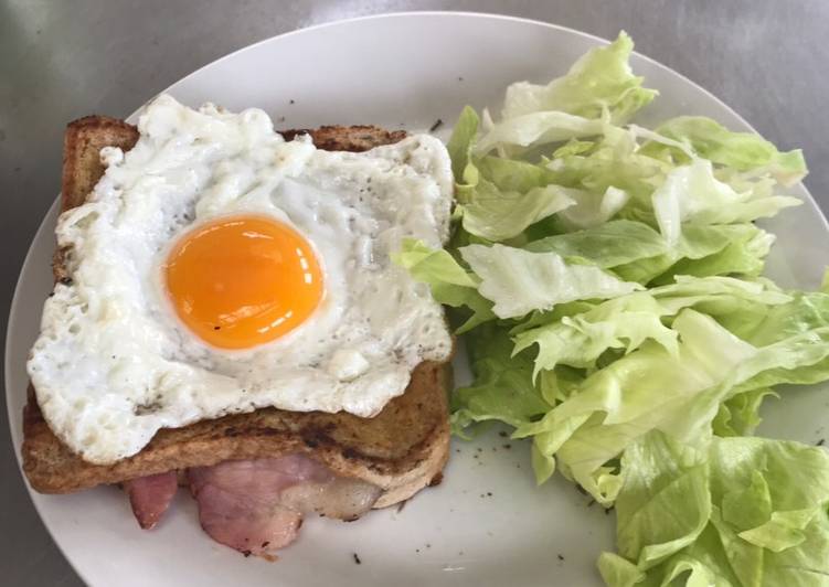 Fried croque madame