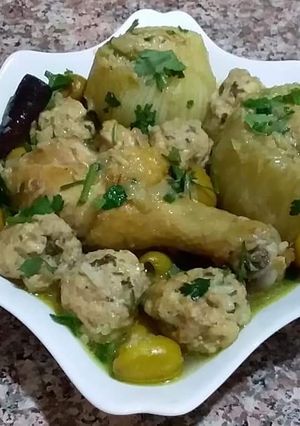 صورة لوصفة طاجين دولمة بسباس
