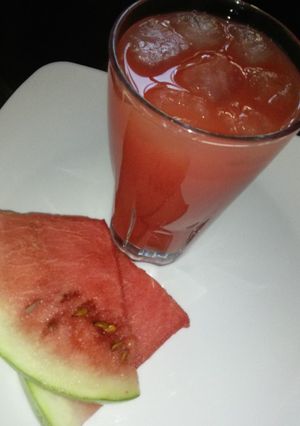A picture of Watermelon lemonade.