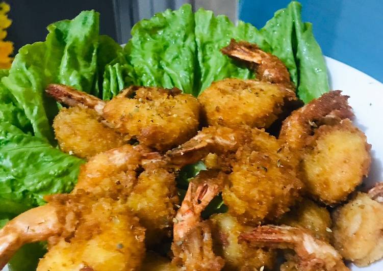 Langkah Mudah untuk Menyiapkan Udang tepung oregano Anti Gagal