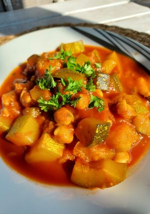 Une photo de Courgettes à la Marocaine