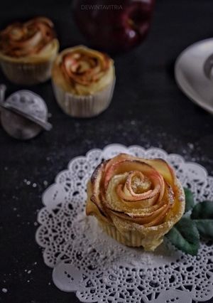 Foto resep Baked Apple Roses