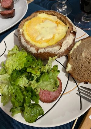 Une photo de Fondue de Reblochon