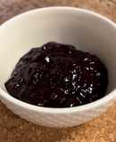 Salsa de arándanos para carnes o canapés de Navidad