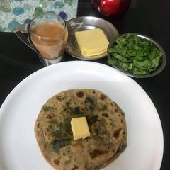 Spinach Paratha A picture of Spinach Paratha.
