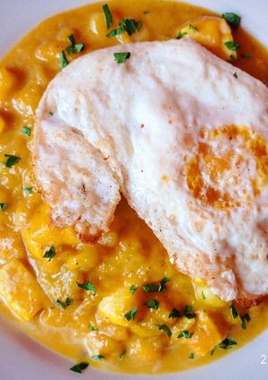 Una foto de Locro de zapallo