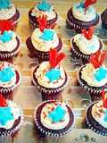 Ray's' 4th of July Firecracker Cupcakes