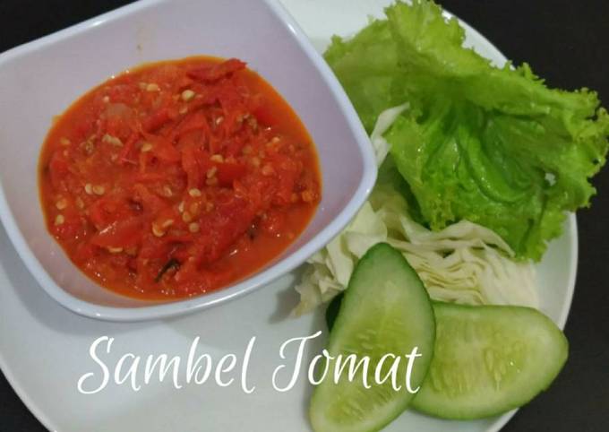 Sambel tomat (cocolan ayam bakar/goreng)