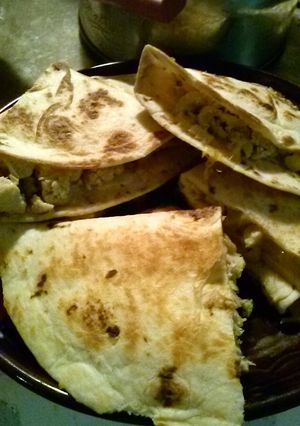 A picture of Mae's Super Easy Chicken Quesidillas.