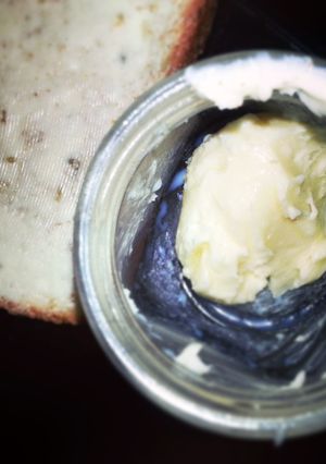 A picture of Homemade Butter.