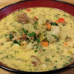 Herbed Ground Turkey Tuscan Sopa A picture of Herbed Ground Turkey Tuscan Sopa.