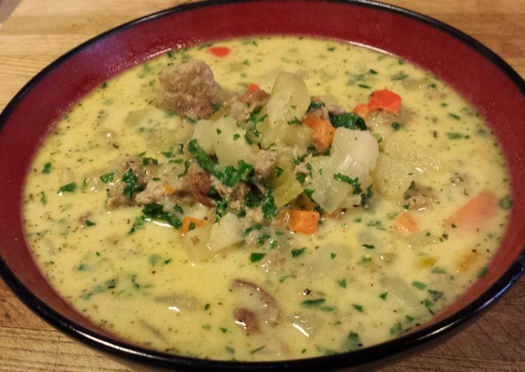 Herbed Ground Turkey Tuscan Sopa Herbed Ground Turkey Tuscan Sopa