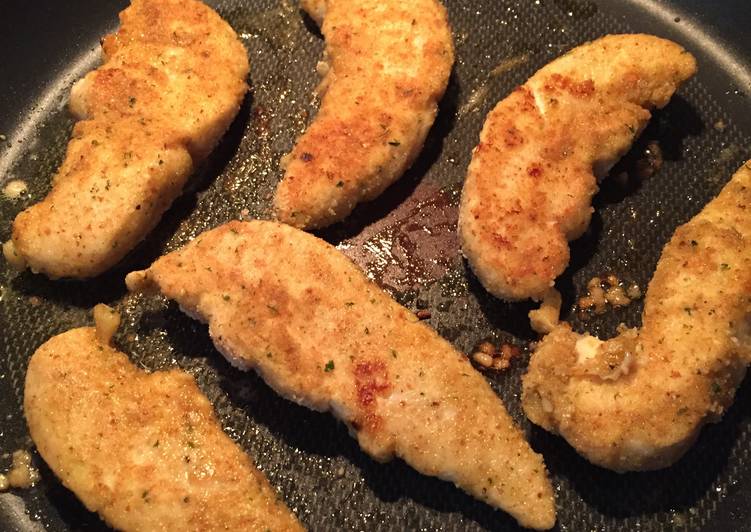 Simple Way to Make Homemade Super Easy Parmesan &amp; Italian Bread Crumbed Chicken