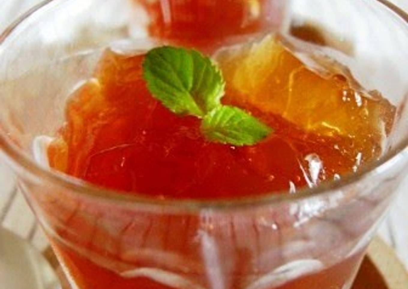 Wobbly Tea Jelly
