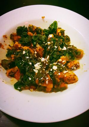 A picture of Tomato Kale Chicken.
