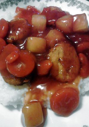 A picture of Sweet N Sour Chicken Nuggets.