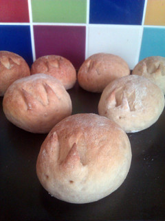 A picture of Vickys Easter Bunny Bread Rolls, GF DF EF SF NF.