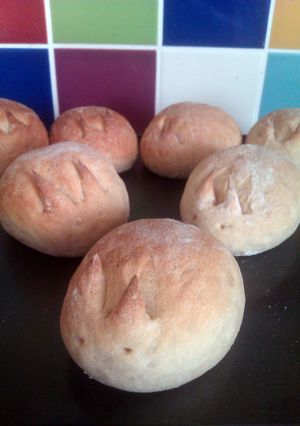 A picture of Vickys Easter Bunny Bread Rolls, GF DF EF SF NF.