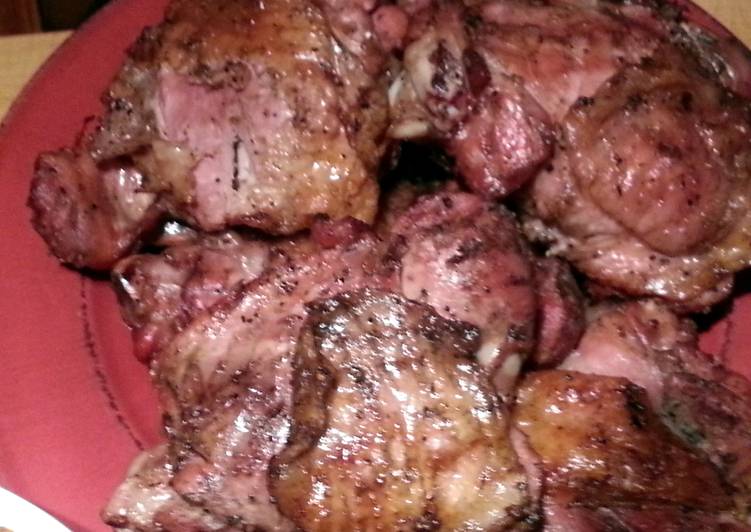 Steps to Prepare Quick Grilled Turkey Thighs