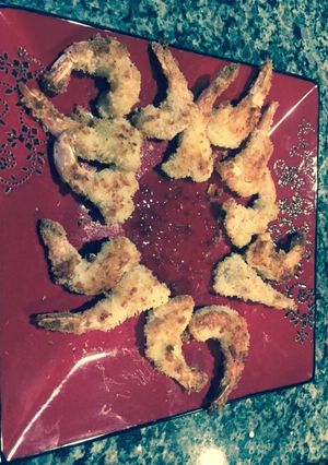 A picture of Baked coconut shrimp.