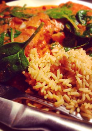 A picture of Chicken Tikka Masala.