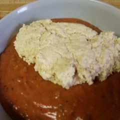 A picture of Quick Italian Soup with Biscuits.