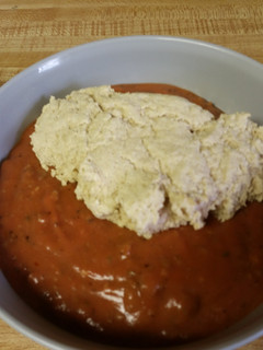 A picture of Quick Italian Soup with Biscuits.