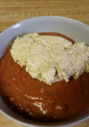 A picture of Quick Italian Soup with Biscuits.