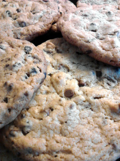A picture of Not Your Ordinary Peanut Butter Chocolate Chip Cookies.