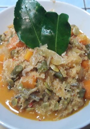 Foto resep 75. Botok pepaya muda
